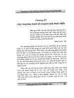 Giáo trình KẾ HOẠCH HÓA PHÁT TRIỂN KINH TẾ XÃ HỘI - Chương 3 ppt