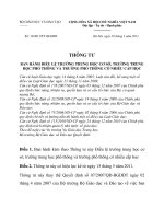 BÁO CÁO BAN HÀNH ĐIỀU LỆ TRƯỜNG THCS, THPT VÀ PT CÓ NHIỀU CẤP HỌC phần 1 pot