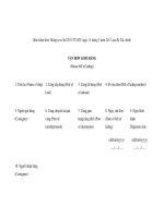 MẪU VẬN ĐƠN GOM HÀNG ppsx