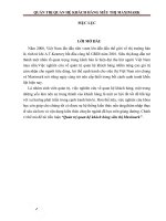 quản trị quan hệ khách hàng siêu thị maximark (72 trang)