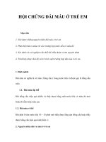 HỘI CHỨNG ĐÁI MÁU Ở TRẺ EM ppsx