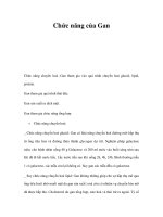 Chức năng của Gan potx