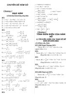 KHẢO SÁT HÀM SỐ VÀ CÁC BÀI TOÁN LIÊN QUAN pps