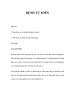 BỆNH TỰ MIỄN ppsx