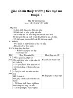 giáo án mĩ thuật trường tiểu học mĩ thuận 1_4 doc