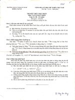 Đề thi môn vật lý hạt nhân ppt