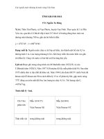 Các nguồn nước khoáng & nước nóng Việt Nam - Mô tả các nguồn nước khoáng và nước nóng ở Việt Nam 16 potx