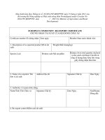 MẪU CHỨNG NHẬN TÁI XUẤT CỦA HỘI ĐỒNG CHÂU ÂU ppt