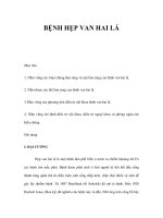 BỆNH HẸP VAN HAI LÁ potx