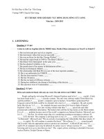 KỲ THI HỌC SINH GIỎI KHU VỰC ĐỒNG BẰNG SÔNG CỬU LONG Năm học : 2010-2011 ppsx