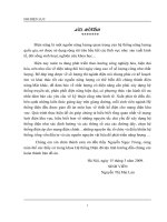 thiết kế điện cho mạng điện khu vực