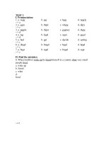 ĐỀ THI THỬ ANH VĂN - Test 2 ppt