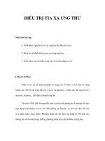 ĐIỀU TRỊ TIA XẠ UNG THƯ ppsx