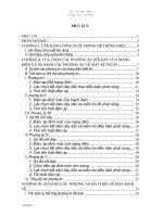 thiết kế lưới  điện cho mạng điện khu vực