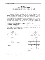 ĐỒ ÁN THIẾT KẾ HỆ THỐNG CUNG CẤP ĐIỆN CHO NHÀ MÁY LIÊN HỌP DỆT_CHƯƠNG 6 pps
