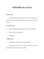 VIÊM PHẾ QUẢN MẠN docx