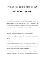 PHÒNG HỒI TỈNH & MỘT SỐ SĂN SÓC XỬ TRÍ ĐẶC BIỆT pptx