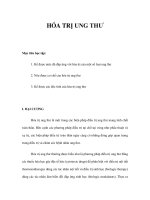 HÓA TRỊ UNG THƯ pdf
