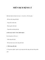 MIỄN DỊCH BỆNH LÝ ppt