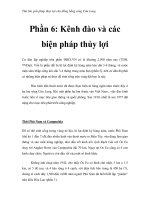 Thử tìm giải pháp thủy lợi cho đồng bằng sông Cửu Long - Phần 6: Kênh đào và các biện pháp thủy lợi pot