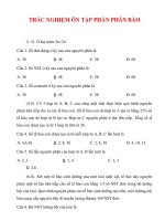 TRẮC NGHIỆM ÔN TẬP PHẦN PHÂN BÀO pps