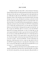 Nghiên cứu một số rối loạn tim mạch và chuyển hóa ở bệnh nhân bệnh phổi tắc nghẽn mạn tính tại bệnh viện đa khoa tỉnh hậu giang