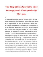 Thơ đăng lãm của Nguyễn Du - cuộc hoàn nguyên và đối thoại siêu việt thời gian_1 ppsx