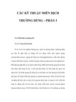 CÁC KỸ THUẬT MIỄN DỊCH THƯỜNG DÙNG – PHẦN 3 ppsx