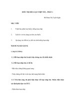 ĐIỀU TRỊ RỐI LOẠN NHỊP TIM – PHẦN 1 ppt