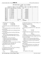 Đề thi lý thuyết tin học A ngày 31/10/2010 ppsx