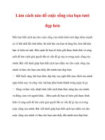 Làm cách nào để cuộc sống của bạn tươi đẹp hơn pot