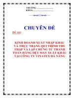 BÁO CÁO TỐT NGHIỆP: 