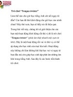 Trò chơi “Tongue-twister” pptx