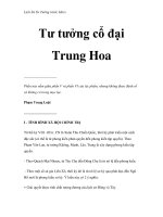 Lịch Sử Tư Tưởng trước Marx - Tư tưởng cổ đại Trung Hoa potx