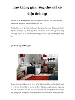 Tạo không gian rộng cho nhà có diện tích hẹp pps