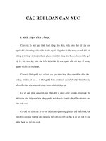 CÁC RỐI LOẠN CẢM XÚCI. KHÁI NIỆM TÂM LÝ HỌC pot