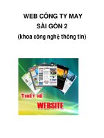 WEB CÔNG TY MAY SÀI GÒN 2 (khoa công nghệ thông tin) docx