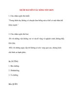 MƯỜI NGUYÊN TẮC SỐNG TỐT HƠN doc