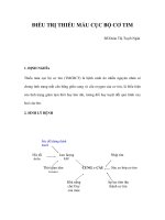 ĐIỀU TRỊ THIẾU MÁU CỤC BỘ CƠ TIM potx