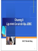 Chương 8: Lập trình cơ sở dữ liệu LDBC potx