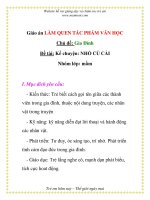 Giáo án mầm non chương trình đổi mới: Chủ đề: Gia Đình Đề tài: Kể chuyện: NHỔ CỦ CẢI Nhóm lớp: mầm ppsx