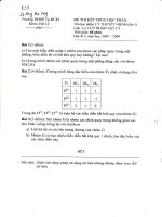 Đề thi môn lý thuyết nhóm pps