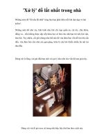 ''''Xử lý'''' đồ lắt nhắt trong nhà Những món đồ pptx