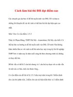 Cách làm bài thi ĐH đạt điểm cao ppsx