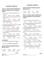 ENGLISH TEST ( 10MINUTES) pptx