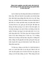 Giáo trình nghiên cứu bối cảnh nền kinh tế thị trường là nền kinh tế hàng hóa phát triển ở trình độ cao p1 pptx