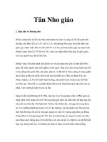 Nho giáo đại cương - Tân Nho giáo pps