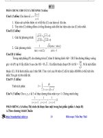 ĐỀ LUYỆN THI CẤP TỐC MÔN TOÁN 2011 - ĐỀ SỐ 11 ppt