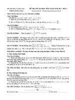 Đề thi thử toán - TTBDVH Thăng Long doc