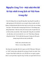 Nguyễn Công Trứ - một nhà nho tài tử bậc nhất trong lịch sử Việt Nam trung đại_2 doc